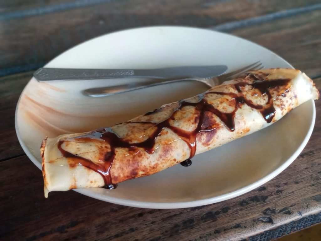 Food at Cafe Karma, Rishikesh