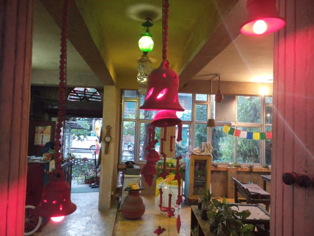 Inside Cafe Karma