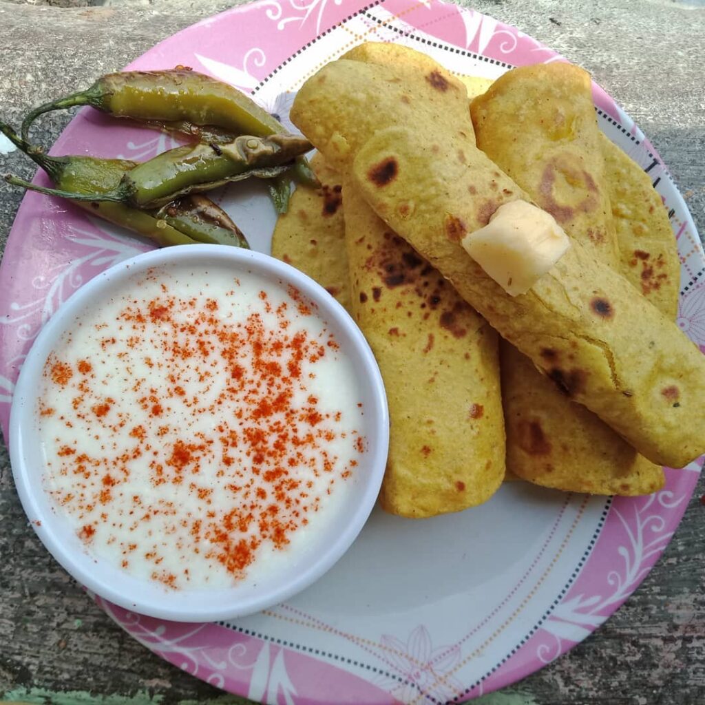 besan masala roti -