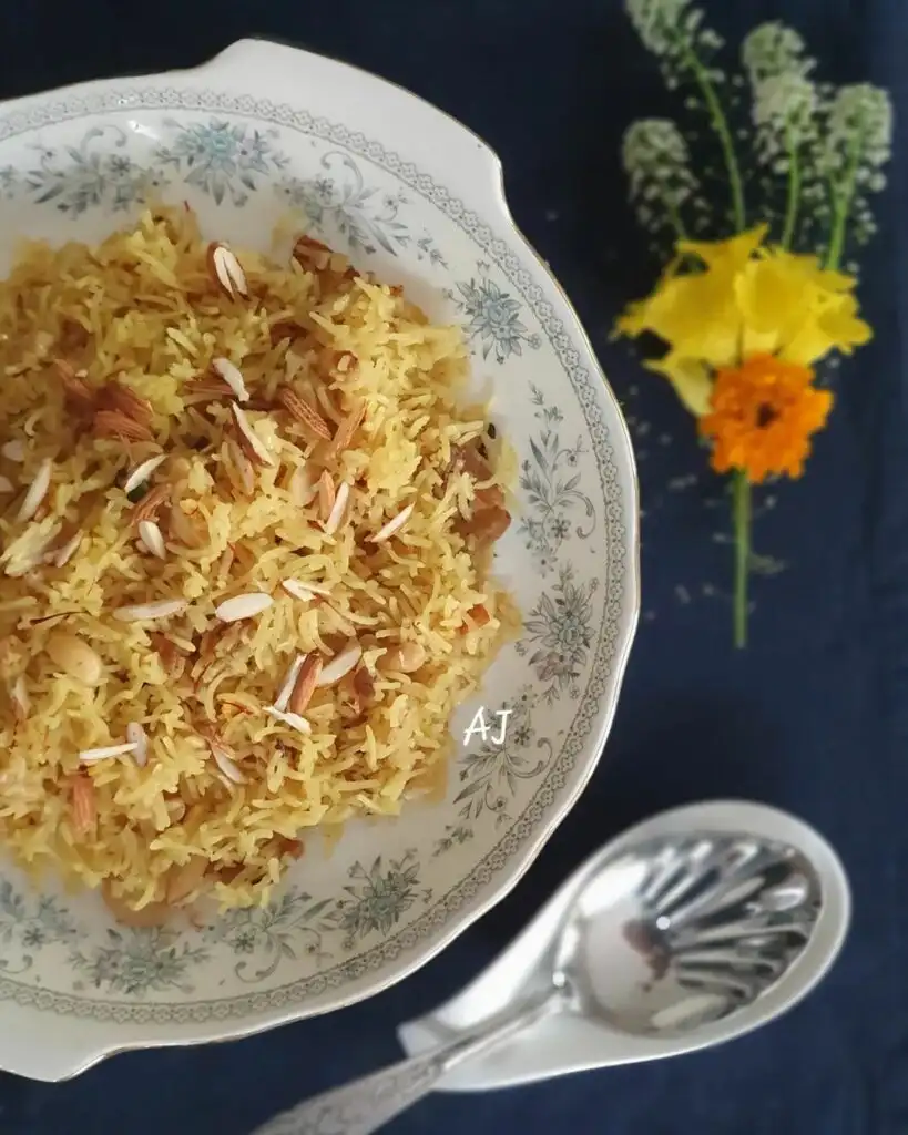 mithe chawal -