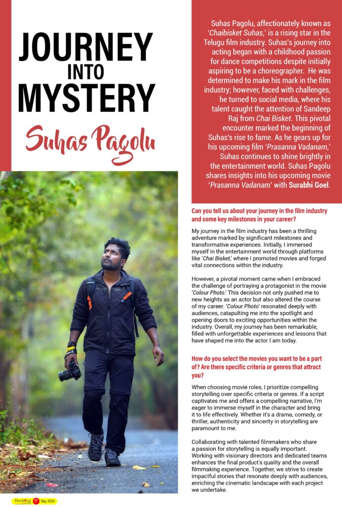 Suhas Pagolu Interview with Hashtag Magazine.