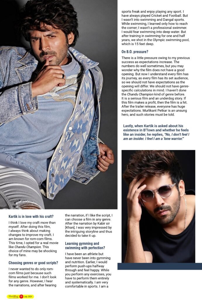 Hashtag Magazine Exclusive Interview with Kartik Aaryan